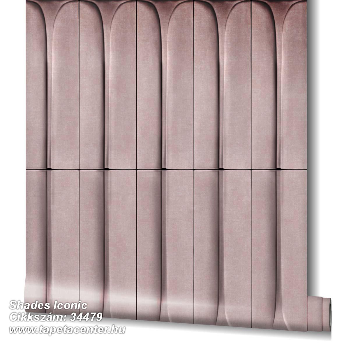 3d hatású,pink-rózsaszín,lemosható,vlies tapéta 